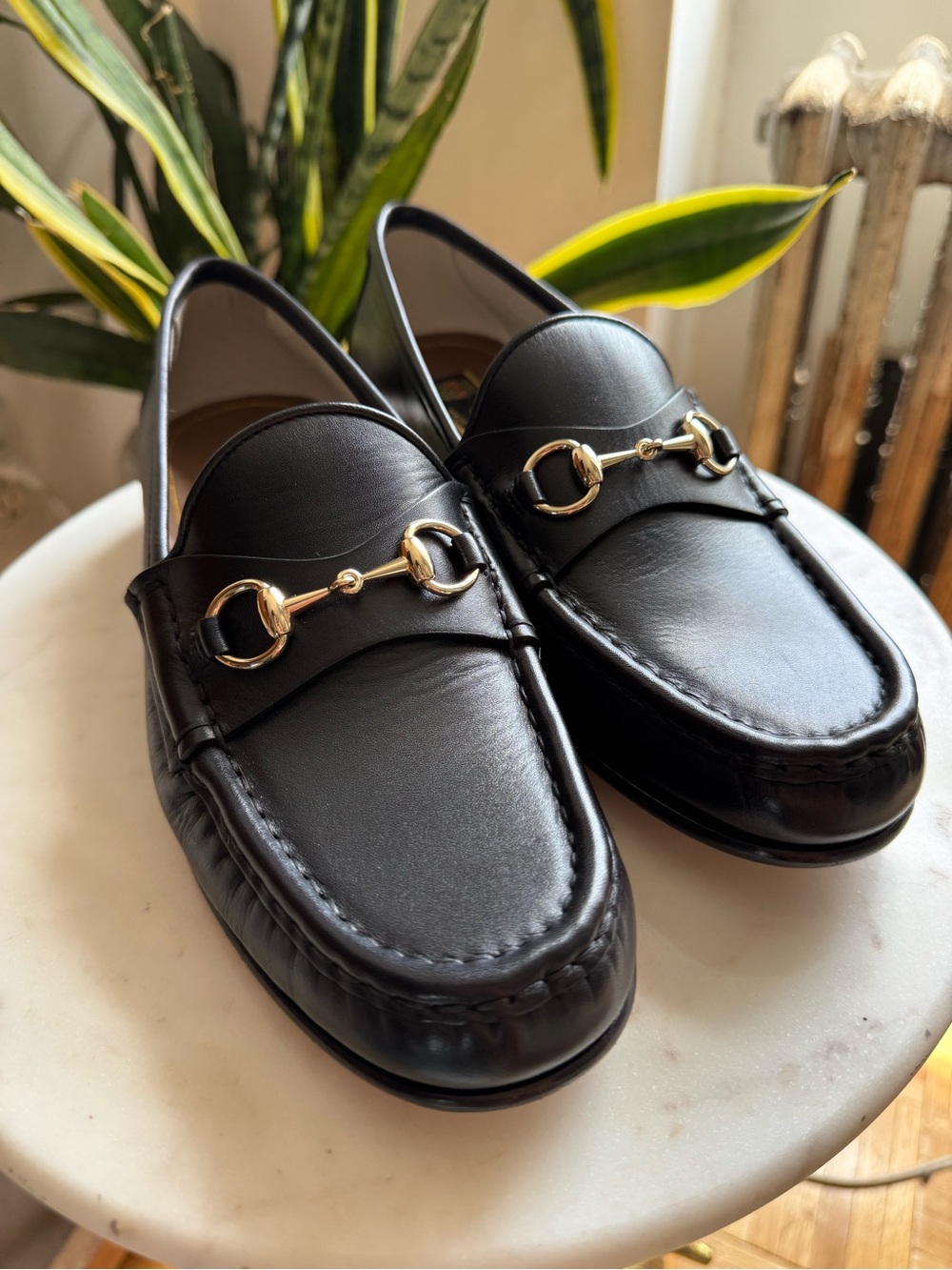 Brand new GUCCI Horsebit 1953 Black Leather Loafers Women’s - Picture 5 of 7